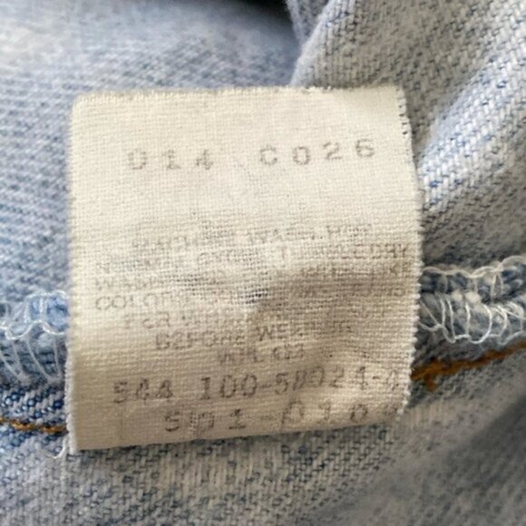 VINTAGE USA 80s Levi's 501 Original Jeans Mens 32 x 30 Button Fly Distress RARE - Picture 4 of 12